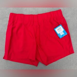 Colombia Women's PFG MEDIUM Red Shorts NWT
